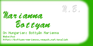 marianna bottyan business card